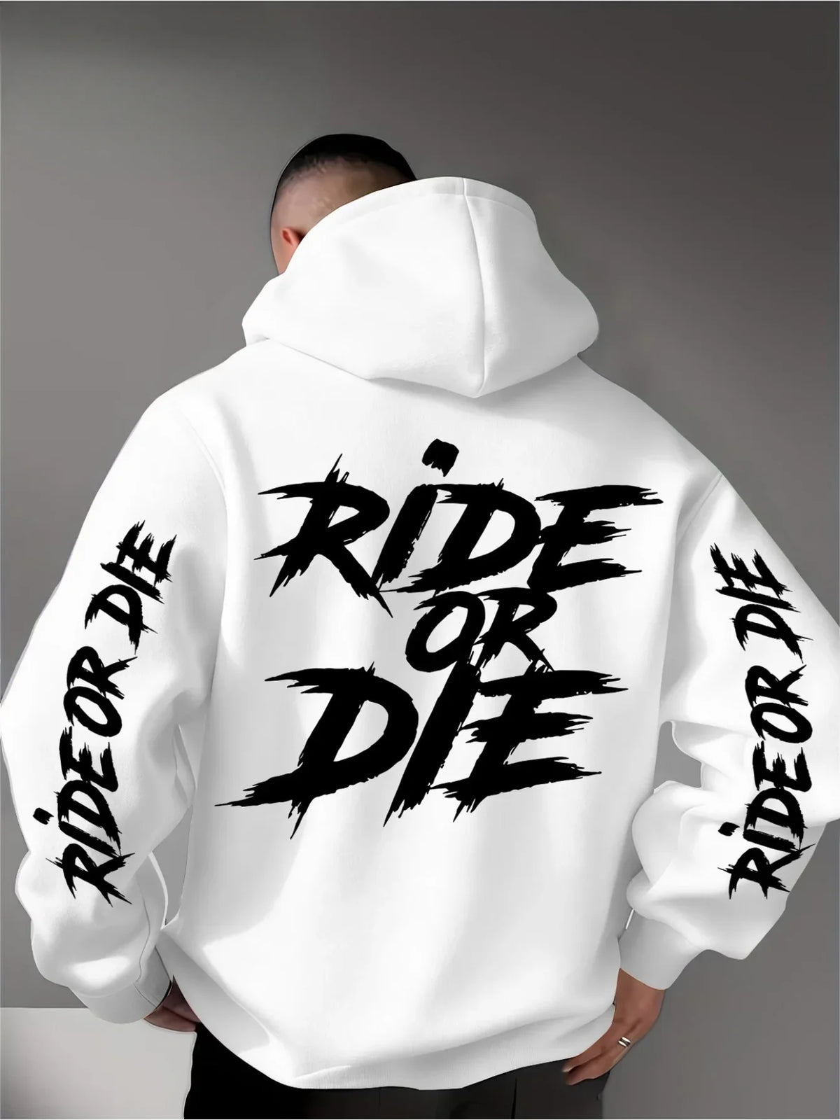 FreestyleCrown Ride Or Die Biker Hoodie