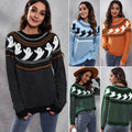 FreestyleCrown Ghost Print Halloween Sweater