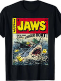 FreestyleCrown Jaws Horror Movie Graphic Tee