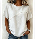 FreestyleCrown Womens Cotton Linen Top