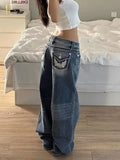 FreestyleCrown Womens Y2K Baggy Boyfriend Jeans