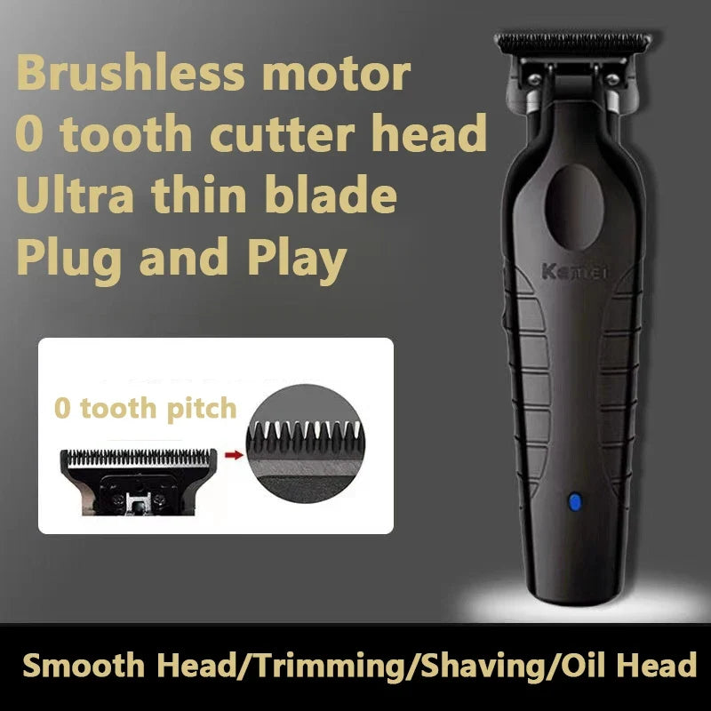 FreestyleCrown Kemei KM-2299 Professional Hair Clipper 1200mAh Electric Hair Clippers USB Rechargeable Hair Trimmers Hair Cutting Machine