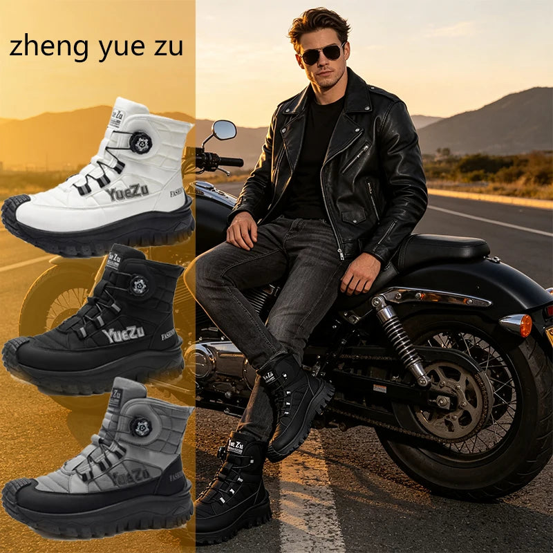 FreestyleCrown Motorcycle Riding High-Top Boots