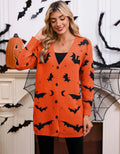 FreestyleCrown Halloween Bat Knit Cardigan