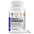 FreestyleCrown Men's 50+ Daily Super Multivitamin, High Potency Formula for Brain, Eye & Heart Health, Vitamins A C D E K B1 to B12 Gluten Free