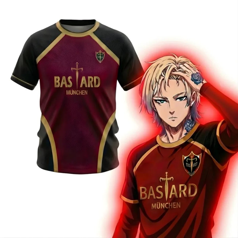 FreestyleCrown Blue Lock Anime Sports Tee
