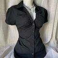 FreestyleCrown Y2K Button Up Gothic Shirt