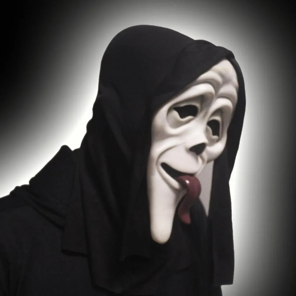 FreestyleCrown Halloween Cosplay Screaming Horror Props Mask, Breathable Skeleton Mask Horror Party Halloween Role-Playing Props