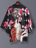 FreestyleCrown Mens Sakura Anime Kimono
