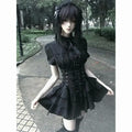 FreestyleCrown Gothic Lolita Tiered Mini Dress