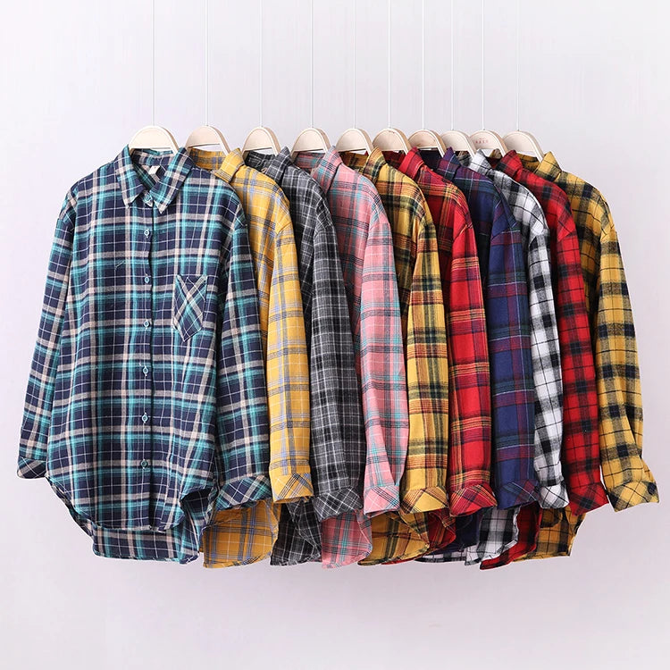 FreestyleCrown Womens Fresh Flannel Blouse