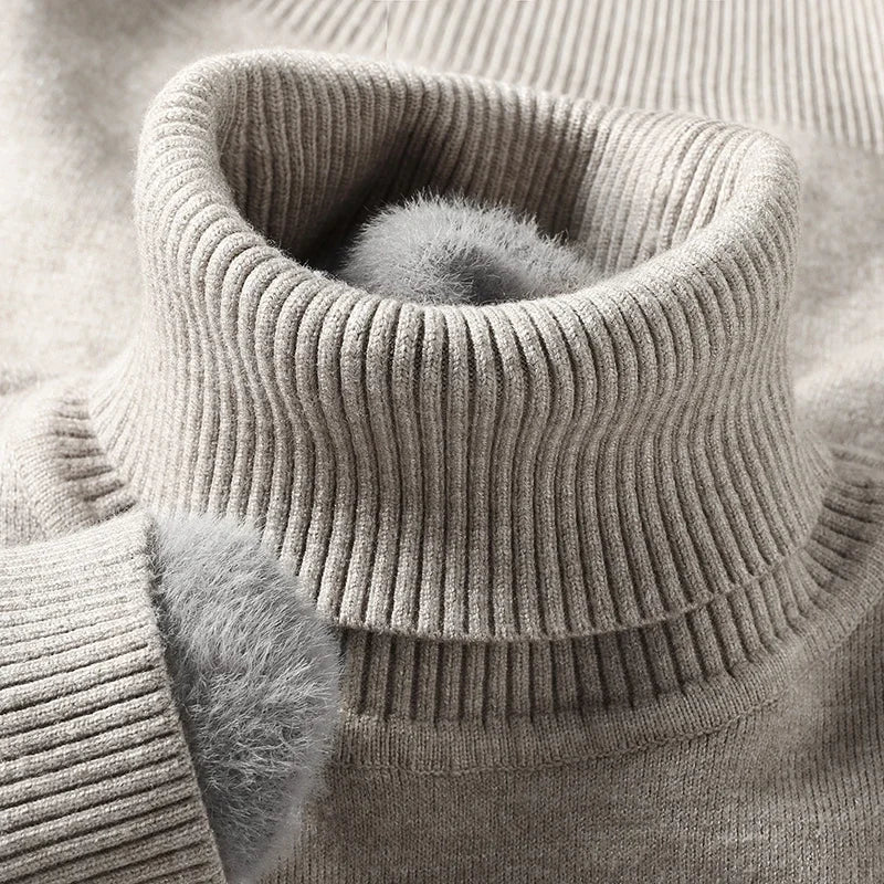 FreestyleCrown Mens Anti-Pilling Turtleneck Sweater