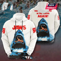 FreestyleCrown Jaws Horror Film 3D Print Hoodie