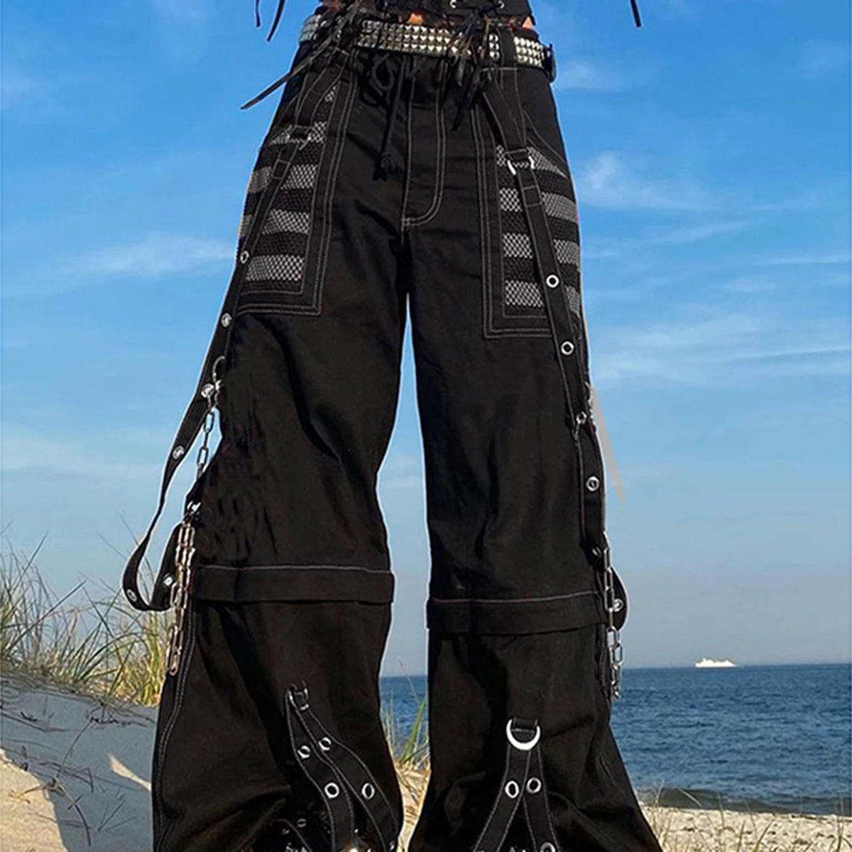 FreestyleCrown Womens Cargo Jeans with Pockets