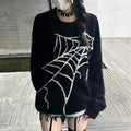 FreestyleCrown Embroidered Harajuku Goth Sweater