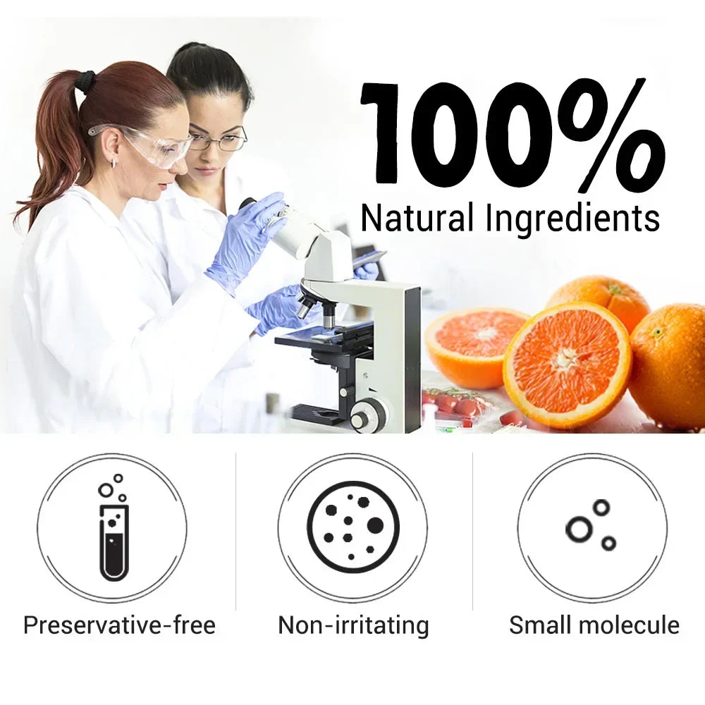 FreestyleCrown Skincare Products Vitamin C Facial Serum Brighten Skin Lighten Spots Hyaluronic Acid Face Essence Skin Care Products 30/50ml