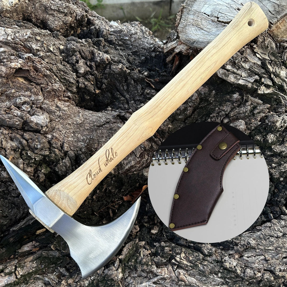FreestyleCrown Walnut Handle Forged Hand Axe