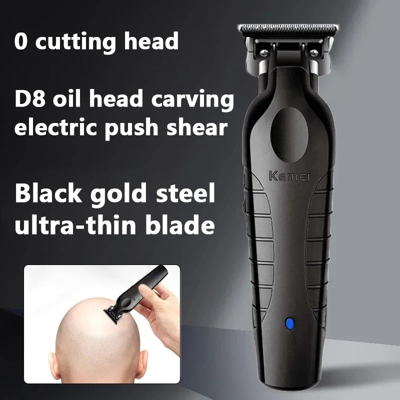 FreestyleCrown Kemei KM-2299 Professional Hair Clipper 1200mAh Electric Hair Clippers USB Rechargeable Hair Trimmers Hair Cutting Machine