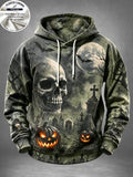 FreestyleCrown Skull Graveyard Halloween Hoodie