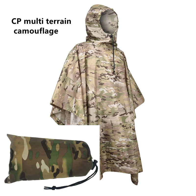 FreestyleCrown Camo Folding Rain Jacket Poncho