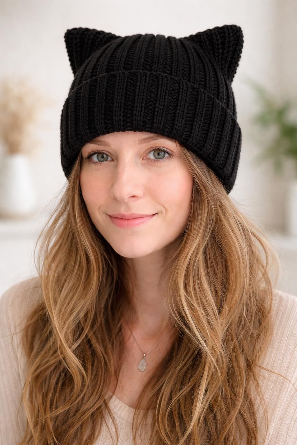 FreestyleCrown 3D Cat Ear Knit Beanie