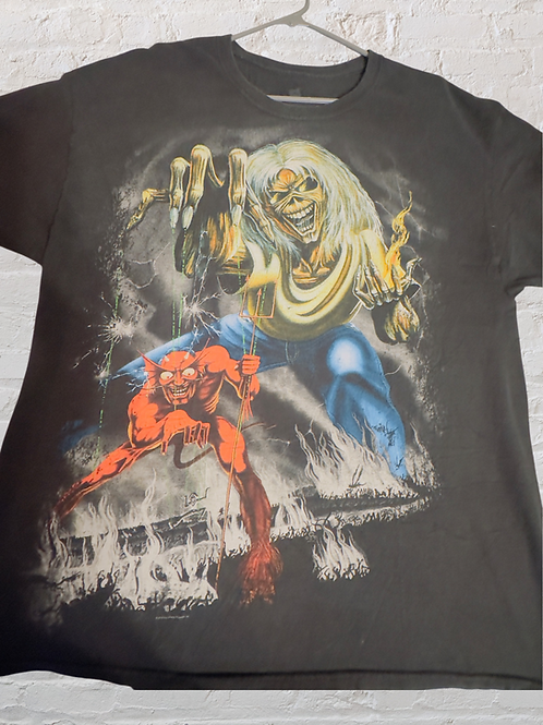 Vintage Iron Maiden Number Of The Beast T-Shirt 2012