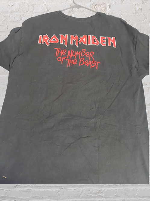 Vintage Iron Maiden Number Of The Beast T-Shirt 2012