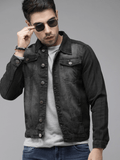 FreestyleCrown Men's Black Jean Jacket