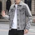 FreestyleCrown Men's Grey Jean Jacket