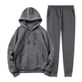 FreestyleCrown Men's Grey Hooded Sweat Suit