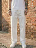FreestyleCrown Men's White Baggy Jeans