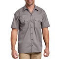 FreestyleCrown Men's Short-Sleeve Work Shirt Grey
