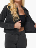 FreestyleCrown Women's Black Jean Jacket