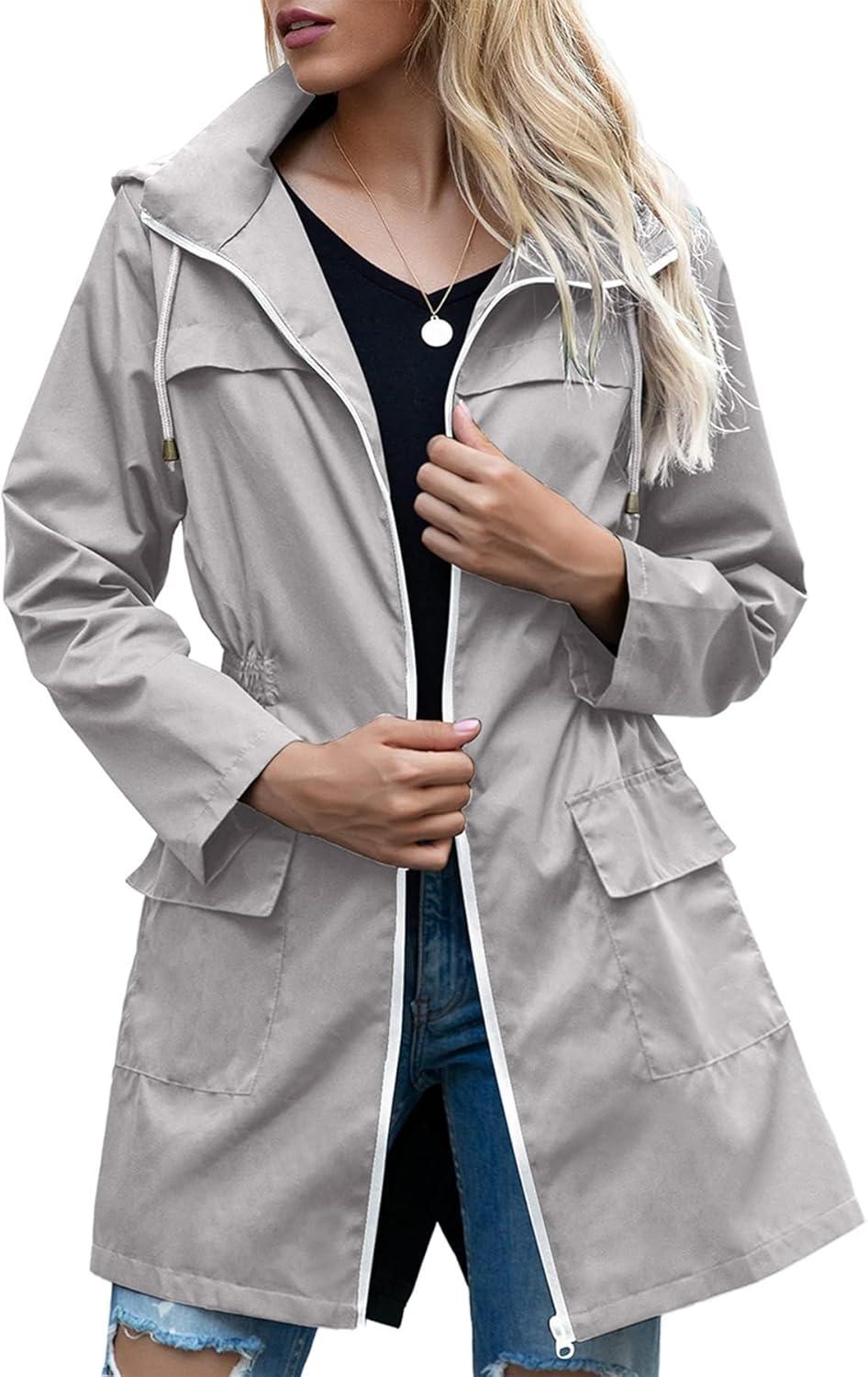 FreestyleCrown Women's Grey Rain Jacket