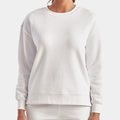 FreestyleCrown Women's Solid White Sweatshirt