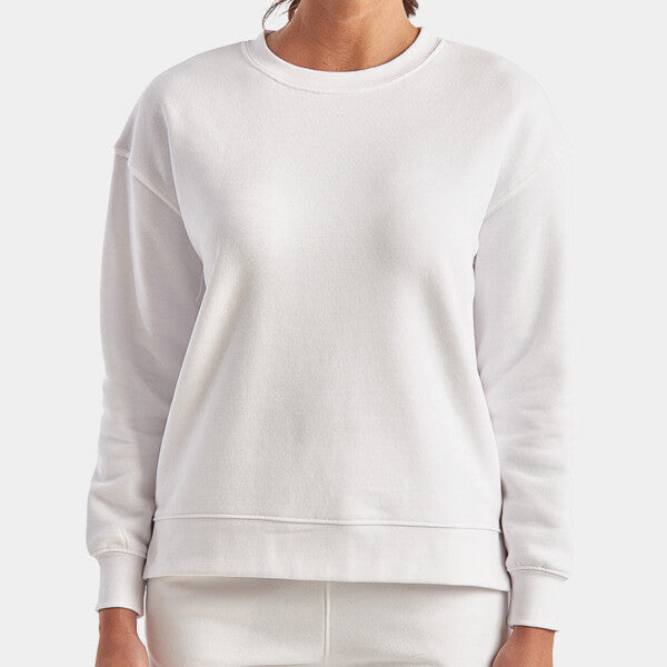 FreestyleCrown Women's Solid White Sweatshirt